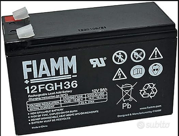 FIAMM IC-12FGH36 - Batteria per UPS - 12V 9Ah