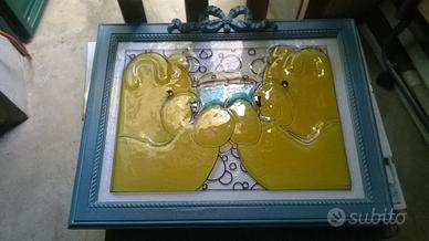 Quadro con vetro rialzato