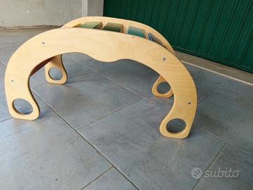 Dondolo ponte in legno