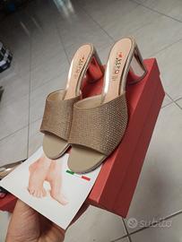 ciabatta elegante Tacco grosso alto 50