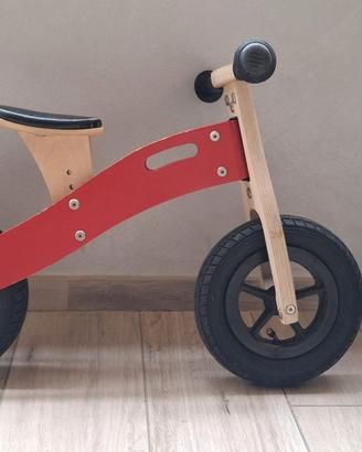Balance bike bambino in legno taglia 10 pollici