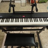 Roland rd-100 con supporto a Z