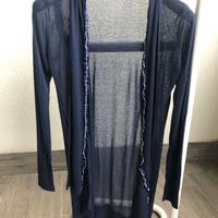 Cardigan cotone leggero con decorazioni