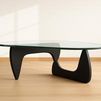 Tavolo design moderno con piano in vetro – elegant