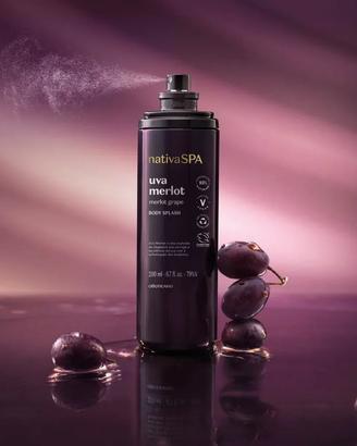 Profumo Donna Body Splash Nativa Spa Uva Merlot
