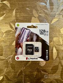 MicroSD Kingston 128gb nuova