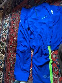 Tuta sportiva Nike Juventus Dri-FIT blu e verde XL