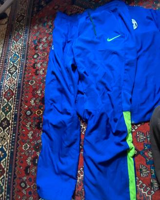 Tuta sportiva Nike Juventus Dri-FIT blu e verde XL