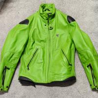 giacca moto Dainese verde taglia 42 donna 