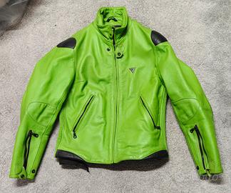 giacca moto Dainese verde taglia 42 donna 