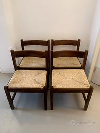 4 sedie Giovanni Michelucci per Poltronova