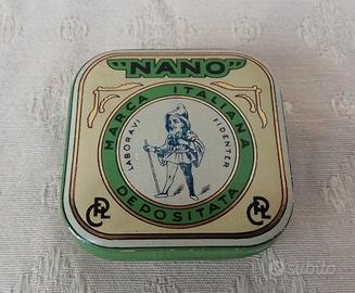 Nano Laboravi Fidenter scatola vintage latta