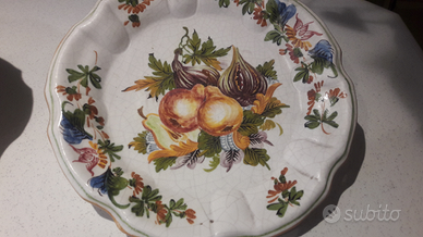 Piatti in ceramica bassanese dipinti a mano