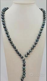 parure in perle con bracciale e orecchini