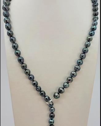 parure in perle con bracciale e orecchini