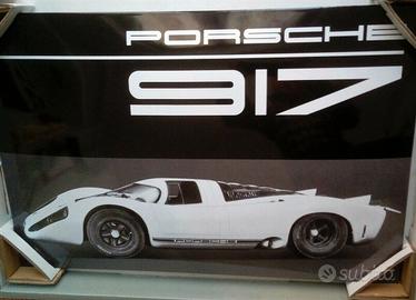 Porsche 917 targa metallo nuova