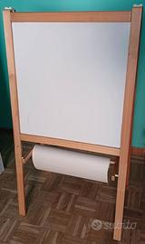 Lavagna IKEA gesso/pennarelli con rotolo carta