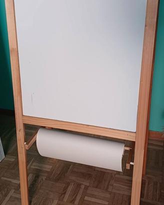 Lavagna IKEA gesso/pennarelli con rotolo carta