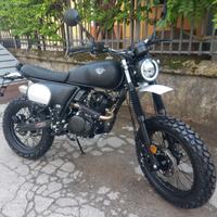 NEW SCRAMBLER Archive Motor OUTBACK 125 MATT BLACK