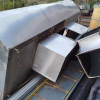 Cappa da cucina professionale in acciaio inox
