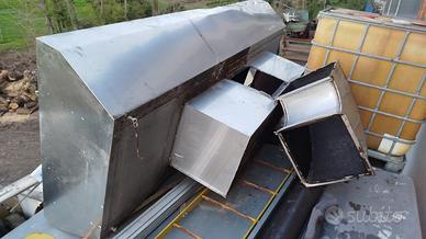 Cappa da cucina professionale in acciaio inox