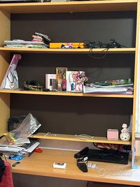 penisola con libreria come scrivania 20€
