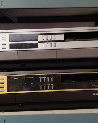 Video 2000 coppia videoregistratori vintage v2000