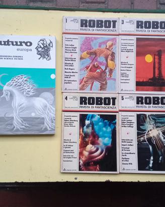 Fantascienza, riviste FUTURO EUROPA e ROBOT