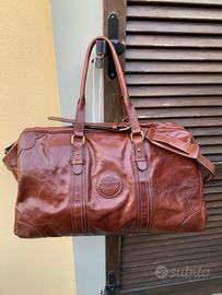 Borsa da viaggio vera pelle Made in Tuscany