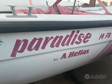 Barca Paradise 14FB Hellas con motore