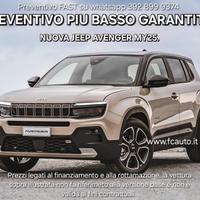 Jeep Avenger My 2026 - Nuova Da Immatricolare 1.2 