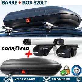 BOX Tetto Auto + BARRE Portapacchi per HYUNDAI