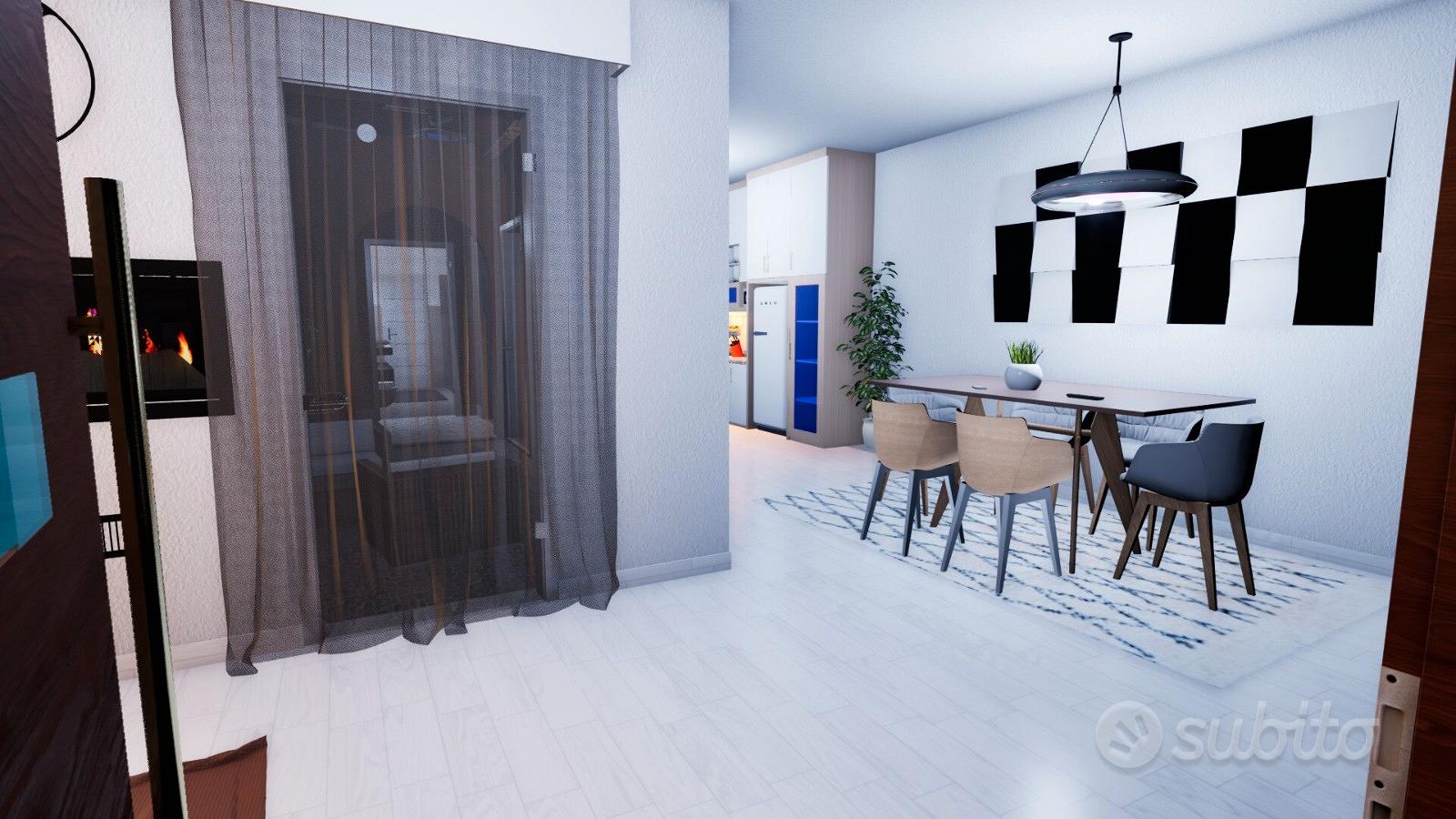 Terreno con progetto approvato zona V. Marconi - Vista 4