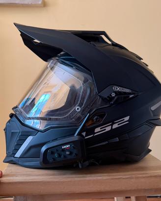Casco LS2 MX701 Explorer Nero con interfono