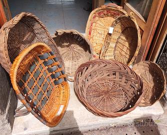 Cesti di vimini (7 pz)