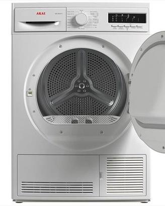 Asciugatrice Akai ASC8023V 8 Kg-Bianco