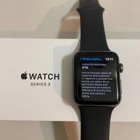 Apple Watch Series 3 batteria 91 42mm A1859 Nero