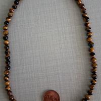 Collana girocollo in Occhio di Tigre