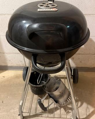 Barbecue Sochef 47 cm con ciminiera e telo