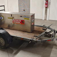Rimorchio carrello traporto cose e moto Ellebi