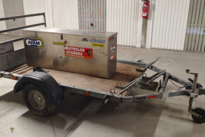 Rimorchio carrello traporto cose e moto Ellebi