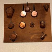 Set pentolini vintage in rame