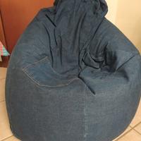 Poltrona sacco Creativando in jeans