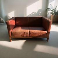 Divano design in pelle