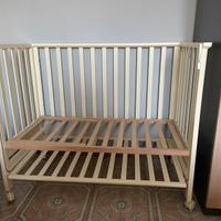 Lettino next to me Azzurra Design con materassino