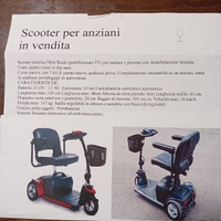 Scoouter elettrico per anziani