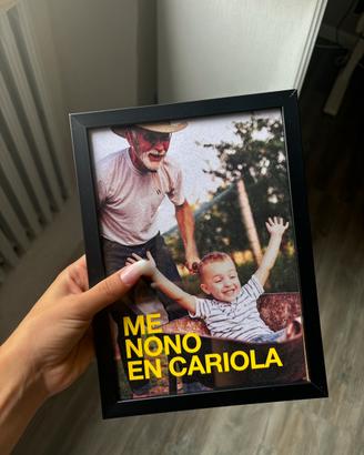 quadro con poster 15x21