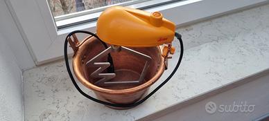 paiolo elettrico in rame