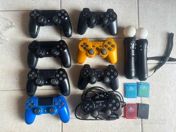 col. Controller ps2 ps3 ps4 e move + memory card