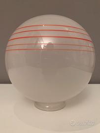 Paralume lampada in vetro vintage.